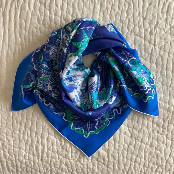 NWT Hermes La Folle Parade Silk Scarf - Picture 3 of 14